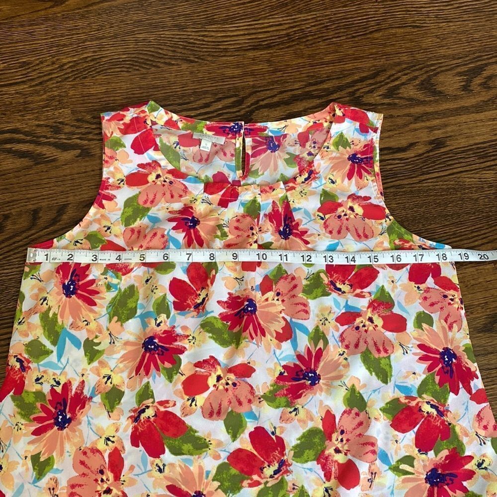 Talbots Pink Floral Tank - Size Small - Picture 4 of 9